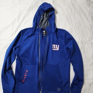 Giants Men's Blue Hoodie Jacket
